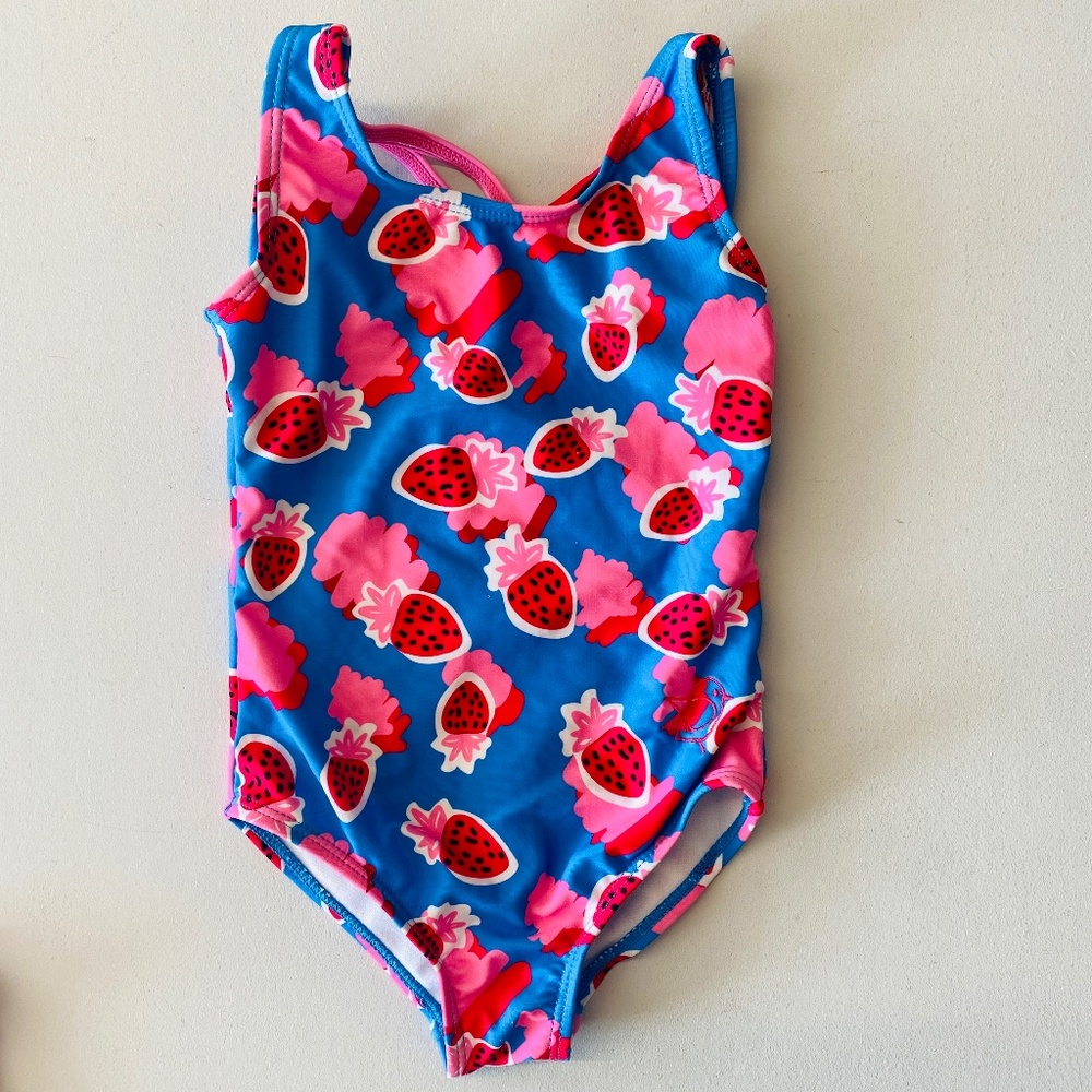 Strawberry Swim Suit - Birdz Size 2T